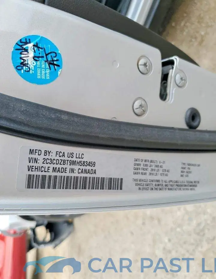 2C3CDZBT9MH583459# 13