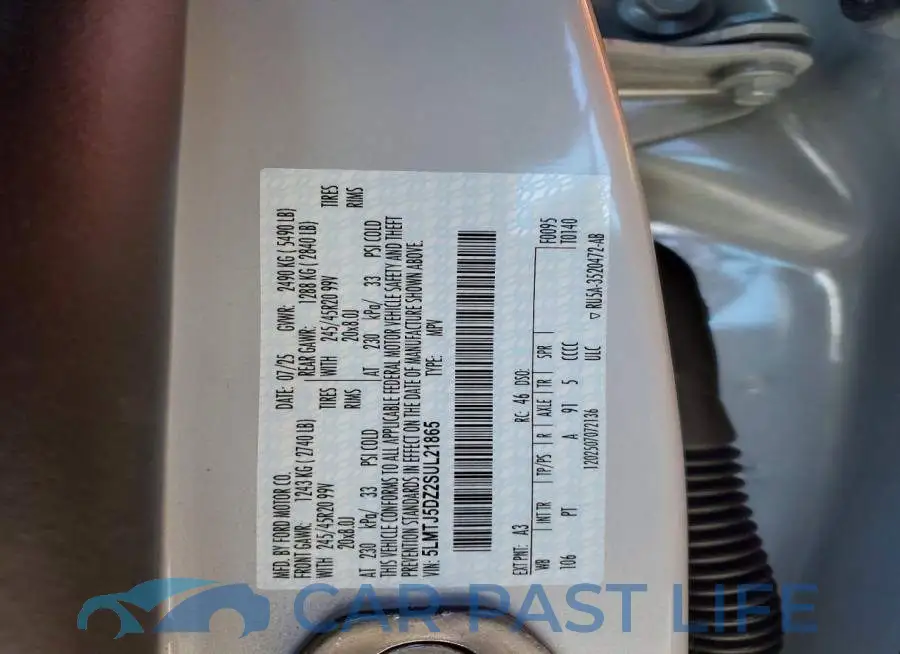 5LMTJ5DZ2SUL21865# 13