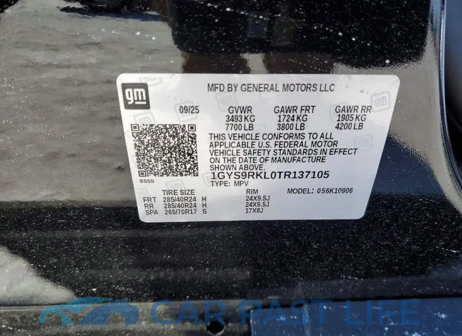 1GYS9RKL0TR137105# 13