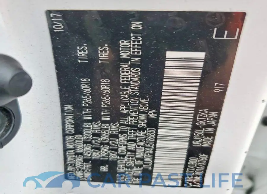 JTJJM7FX4J5186830# 13