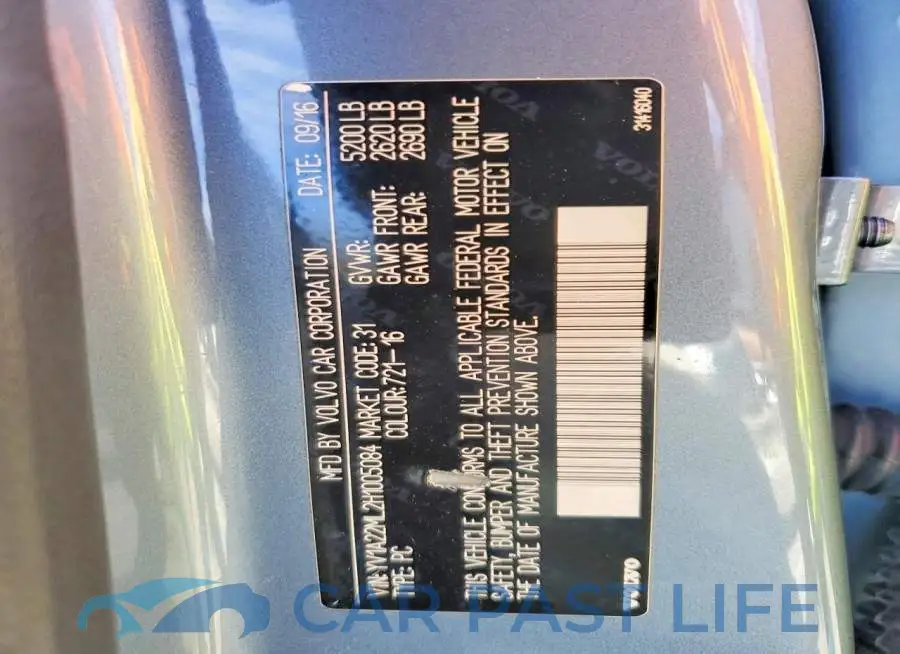 YV1A22ML2H1005084# 12