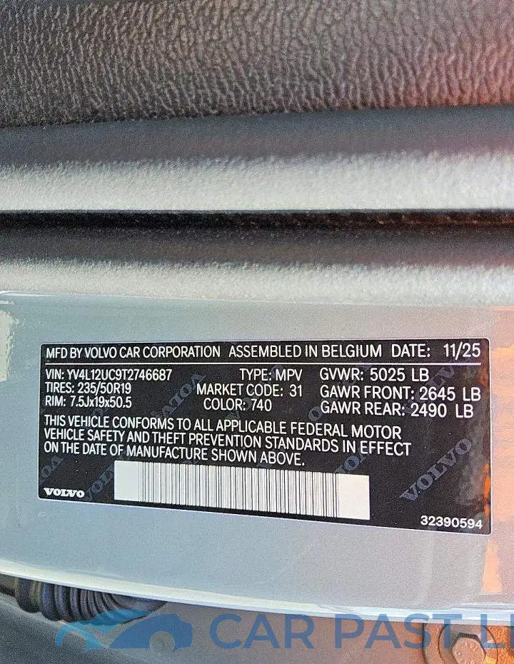 YV4L12UC9T2746687# 13