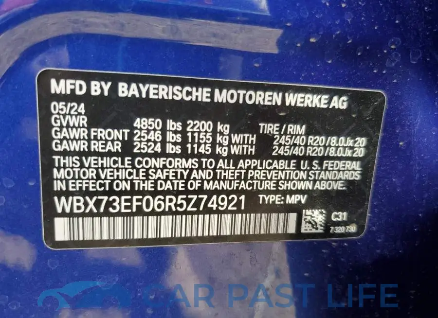 WBX73EF06R5Z74921# 14