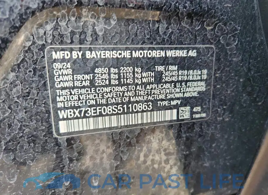 WBX73EF08S5110863# 13