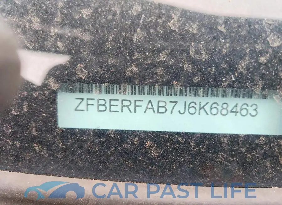 ZFBERFAB7J6K68463# 13