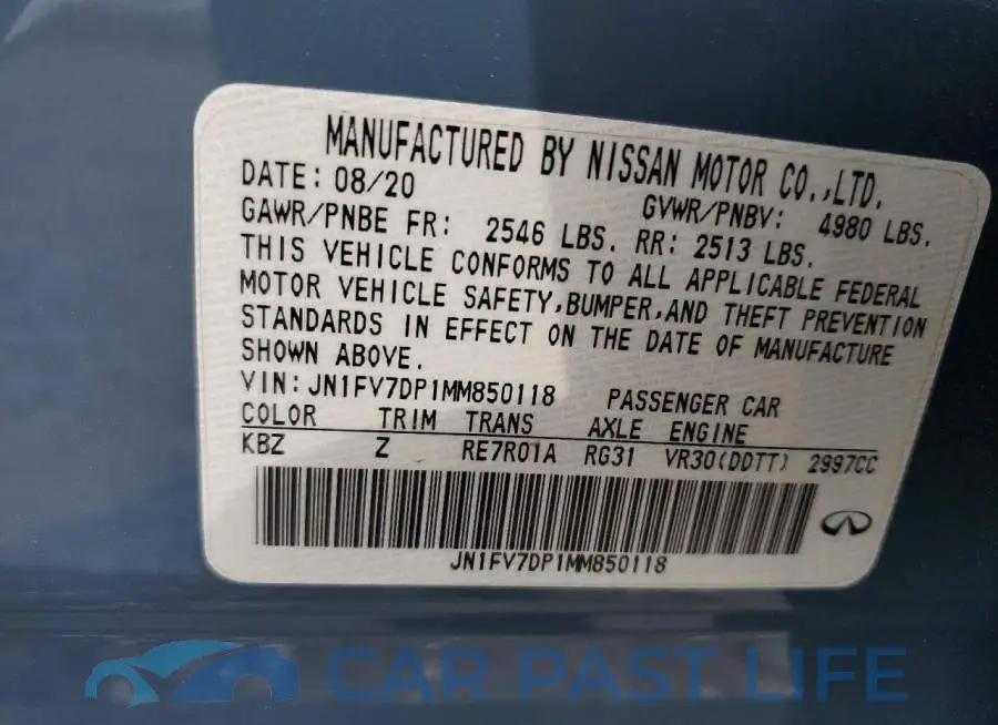 JN1FV7DP1MM850118# 12