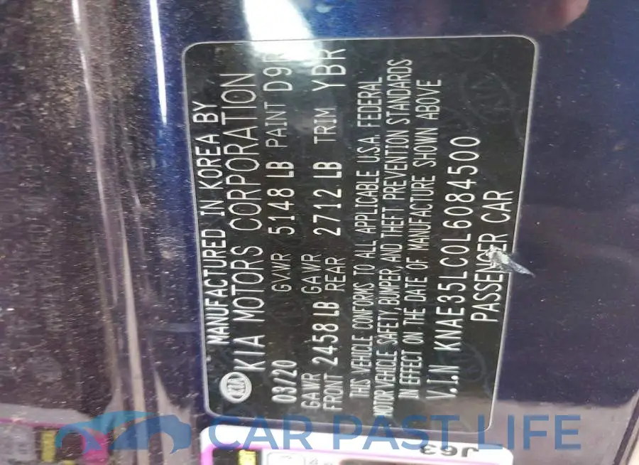 KNAE35LC0L6084500# 11