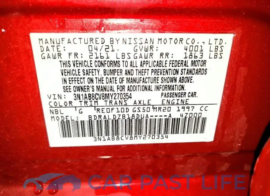 3N1AB8CV8MY270354# 12