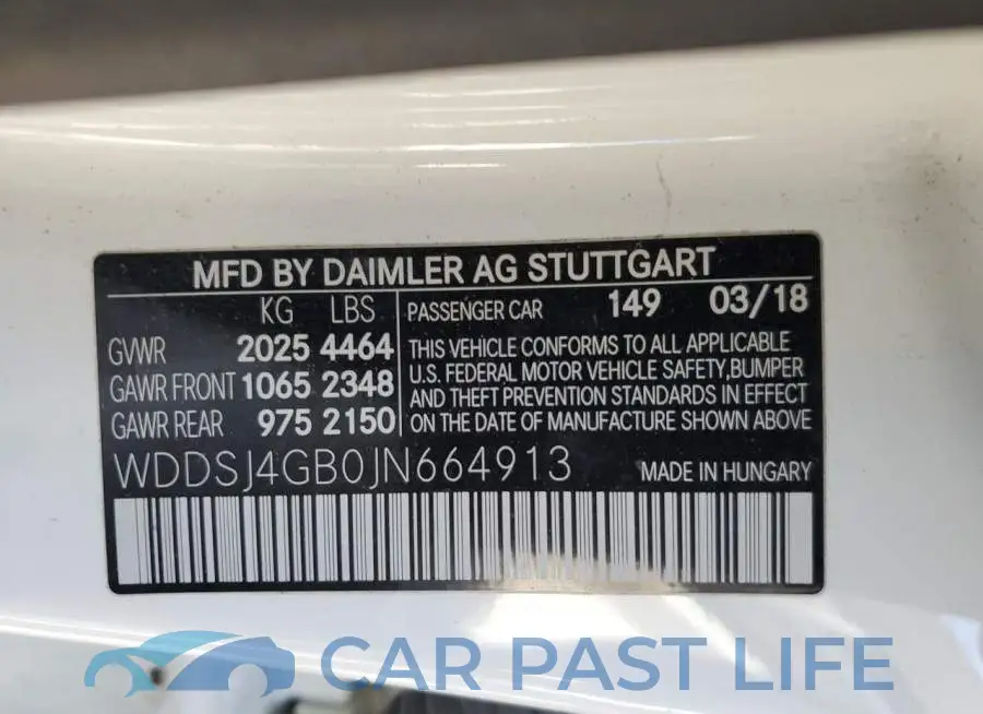 WDDSJ4GB0JN664913# 12