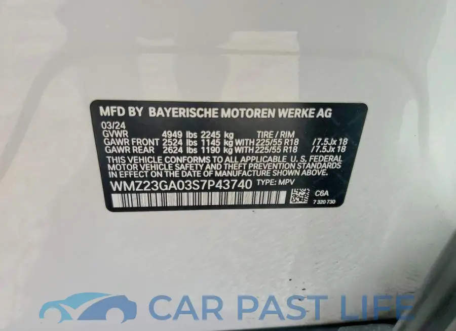 WMZ23GA03S7P43740# 13
