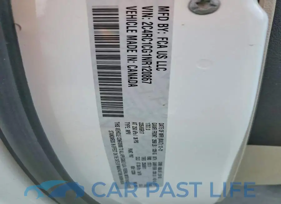 2C4RC1CG1NR120867# 14