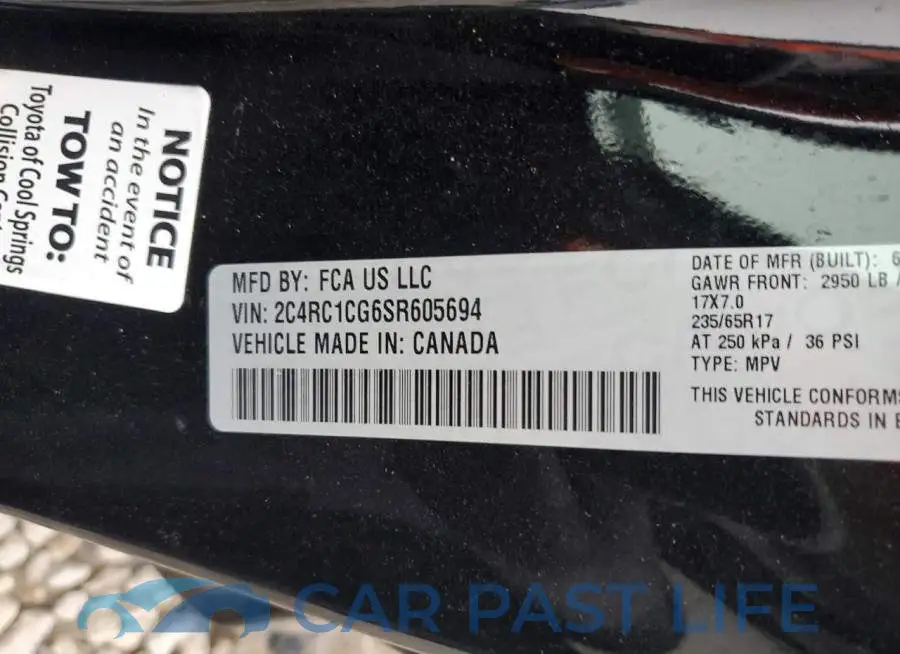 2C4RC1CG6SR605694# 13