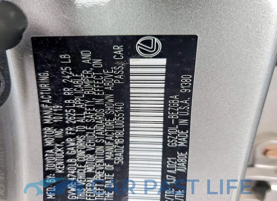 58ADZ1B18LU055140# 12