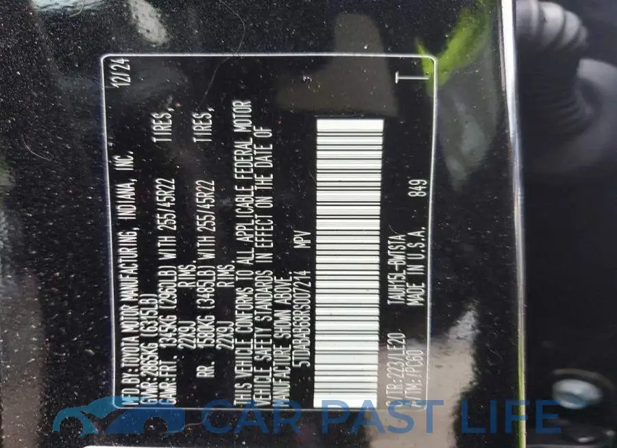 5TDABAB68RS007214# 14