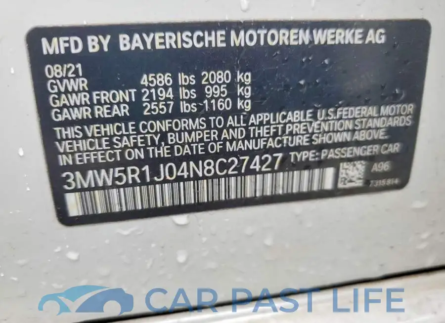 3MW5R1J04N8C27427# 12