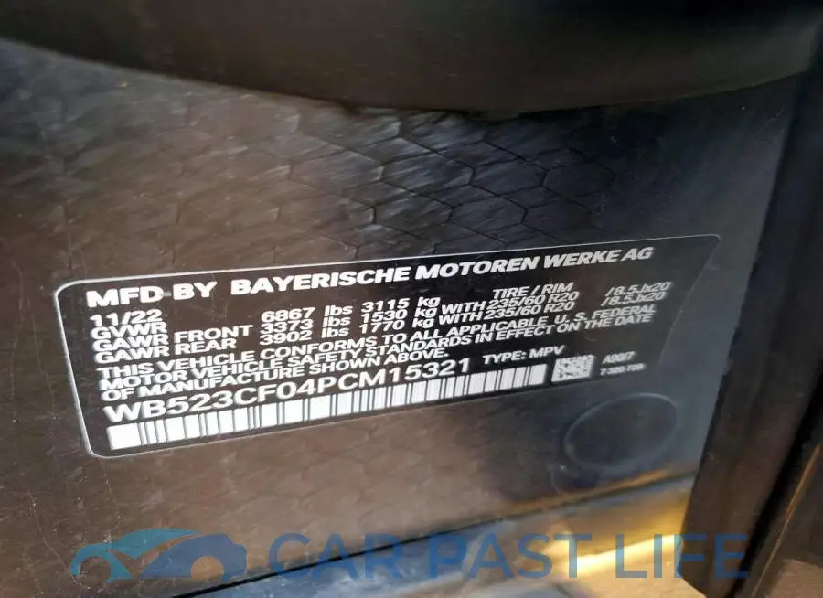 WB523CF04PCM15321# 12
