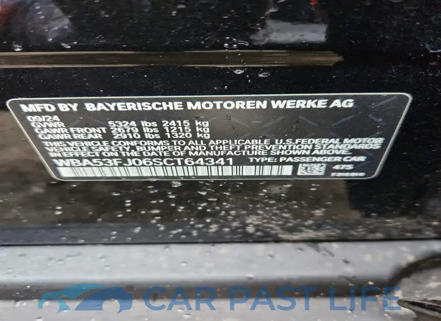 WBA53FJ06SCT64341# 12
