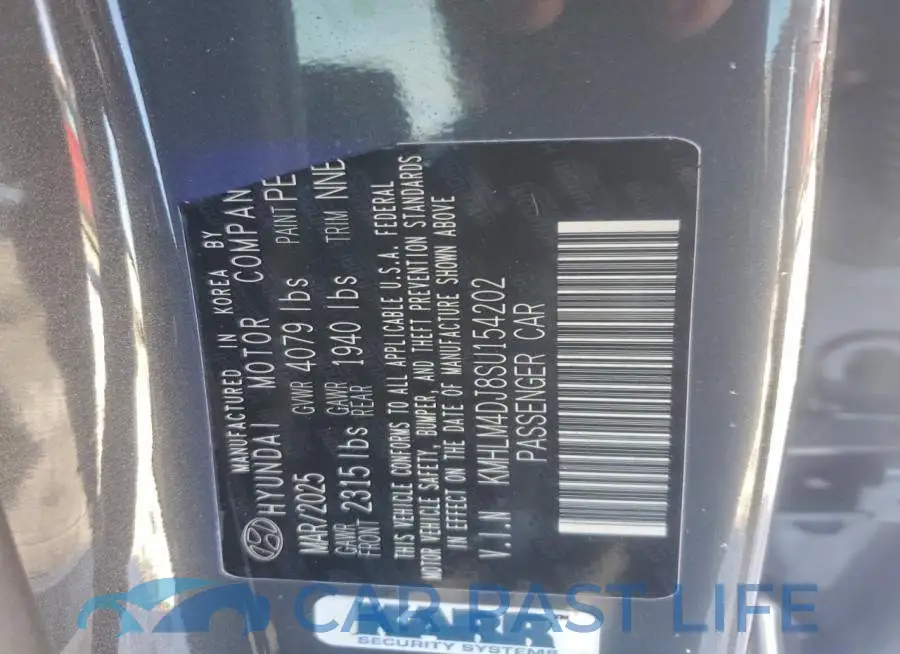 KMHLM4DJ8SU154202# 13