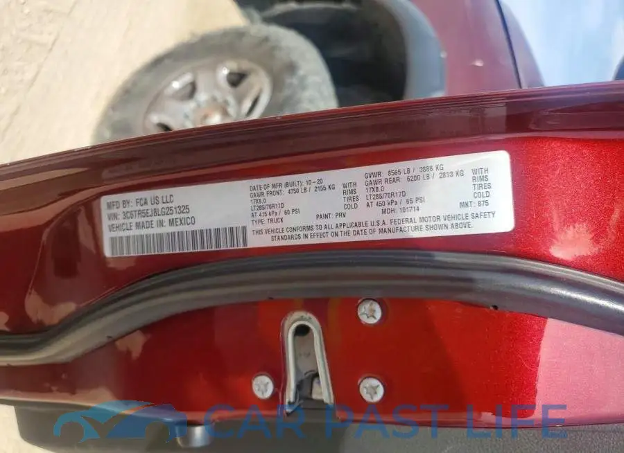 3C6TR5EJ8LG251325# 12