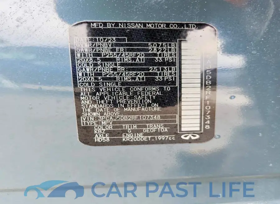 3PCAJ5DB2RF107348# 13
