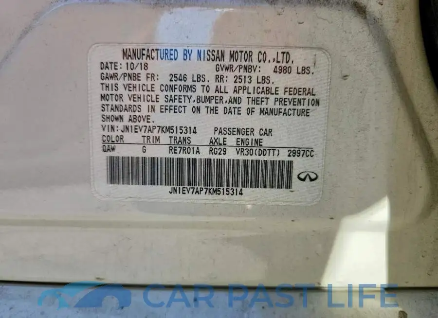 JN1EV7AP7KM515314# 12