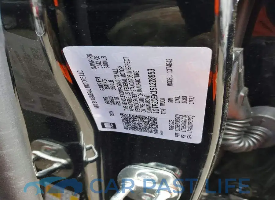 1GTP2DEK1S1228953# 12