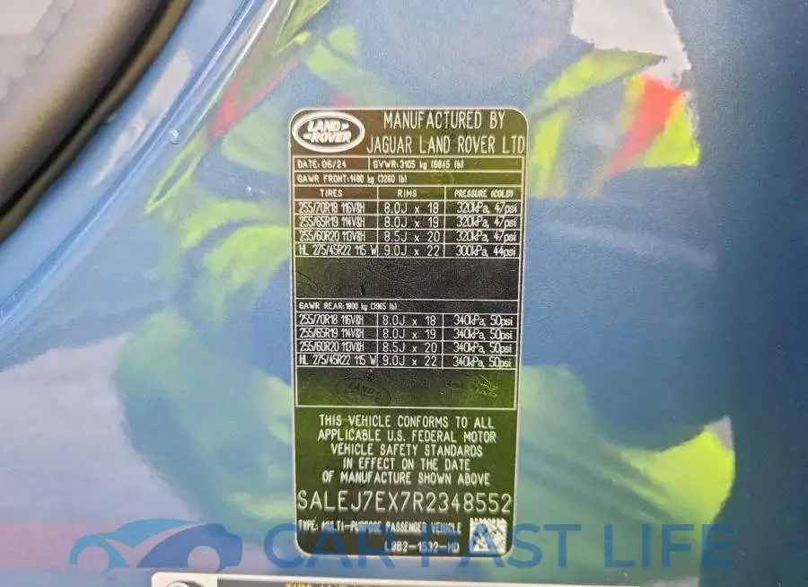 SALEJ7EX7R2348552# 12