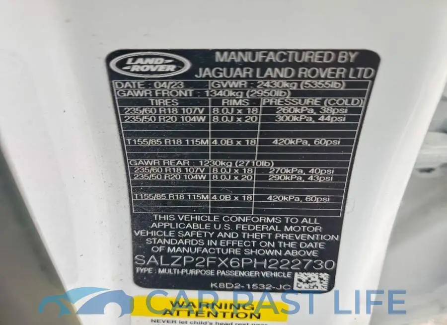 SALZP2FX6PH222730# 13