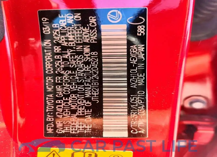 JTHB21B12K2045218# 13