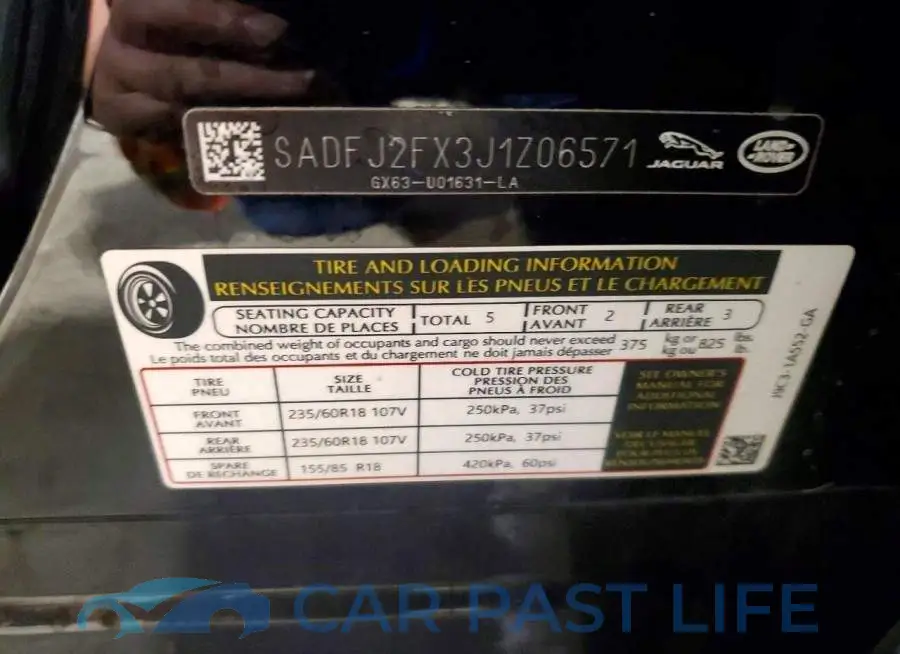 SADFJ2FX3J1Z06571# 14