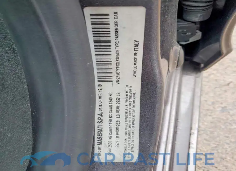 ZAM57YTSXL1349402# 12