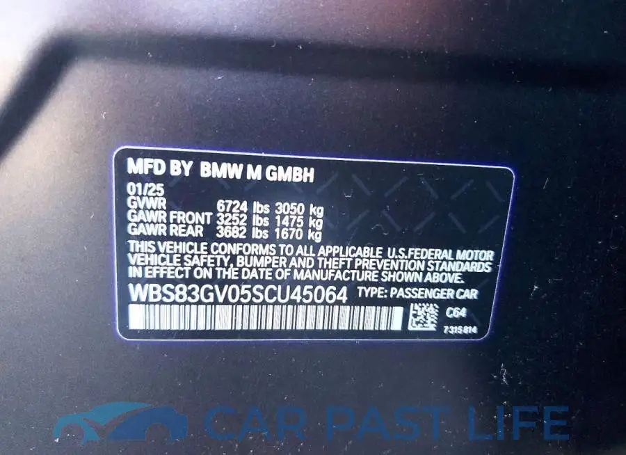 WBS83GV05SCU45064# 13