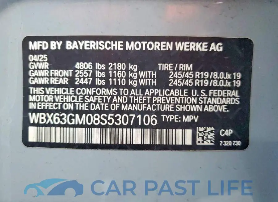 WBX63GM08S5307106# 14