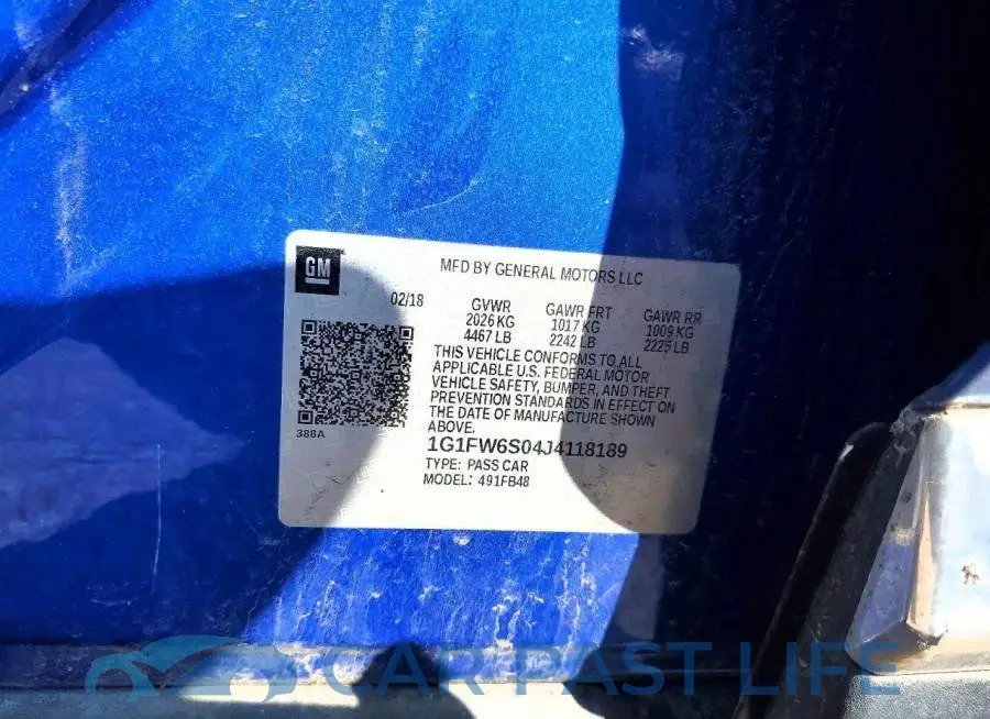 1G1FW6S04J4118189# 12