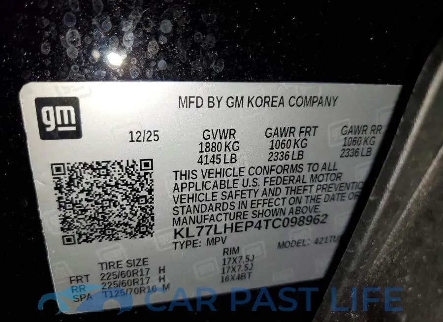 KL77LHEP4TC098962# 13