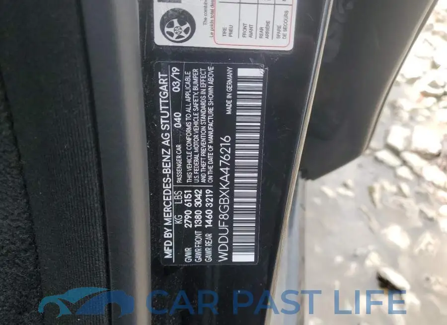 WDDUG8GB1KA462914# 12