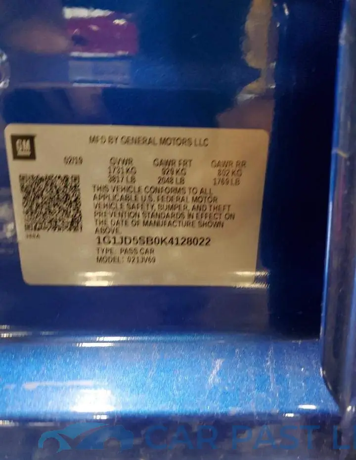 1G1JD5SB0K4128022# 12