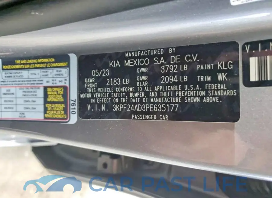 3KPF24AD3PE635177# 12