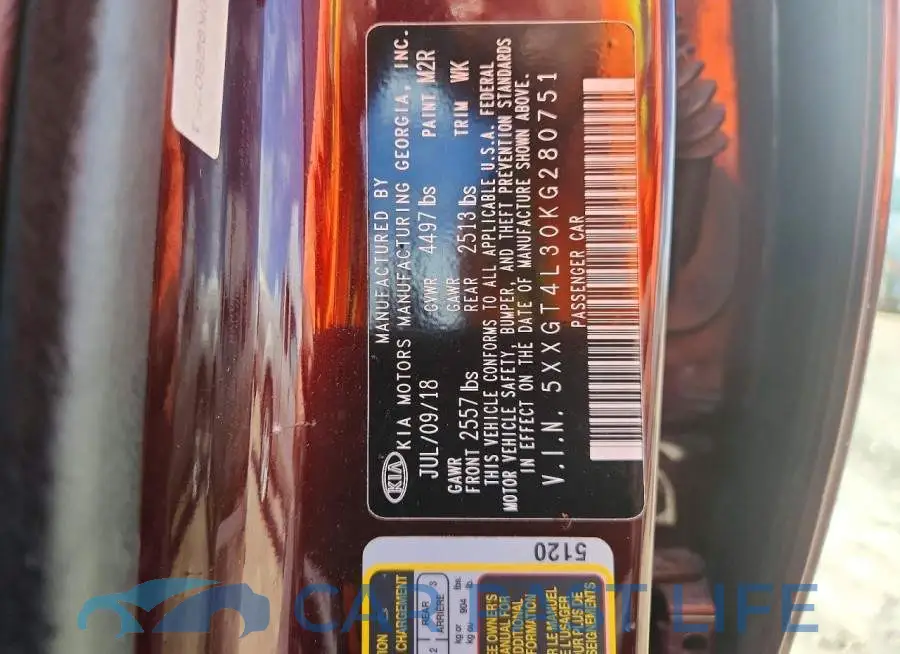 5XXGT4L30KG280751# 13