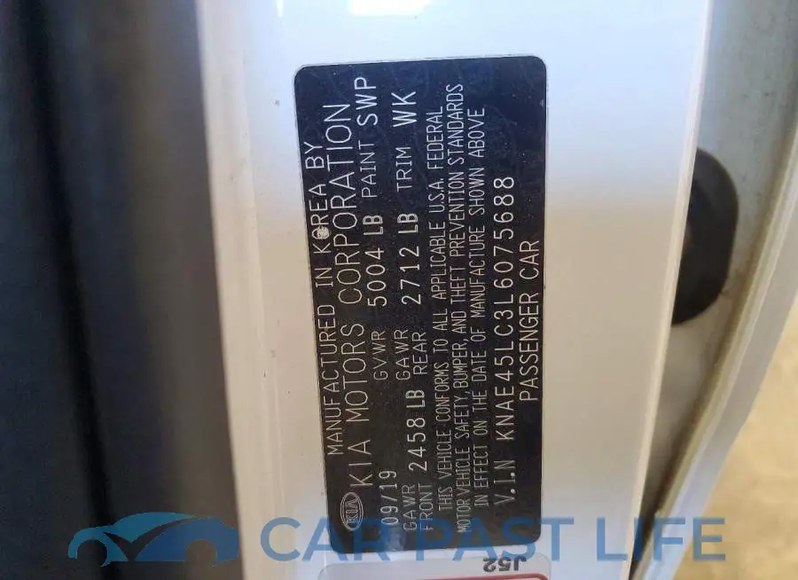KNAE45LC3L6075688# 13