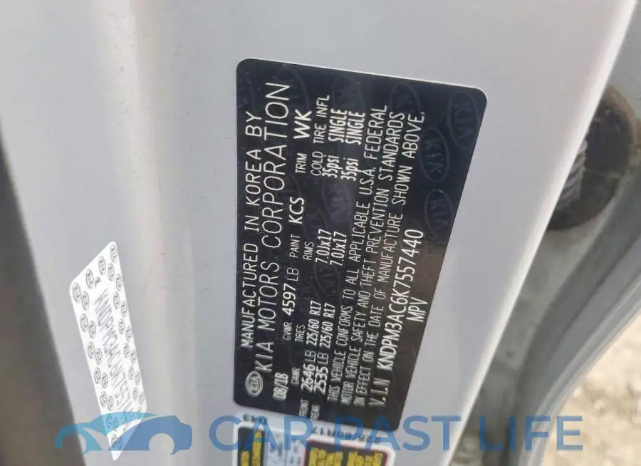 KNDPM3AC6K7557440# 12