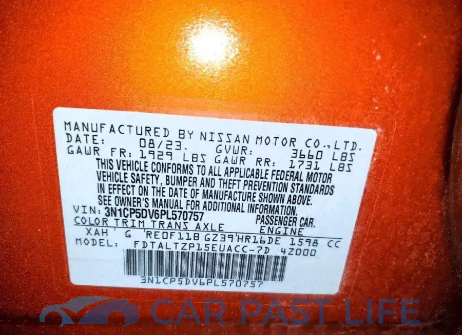 3N1CP5DV6PL570757# 13