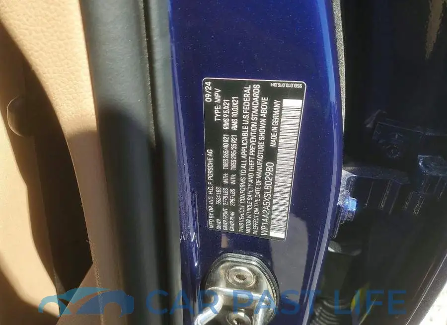 WP1AA2A5XSLB02980# 14