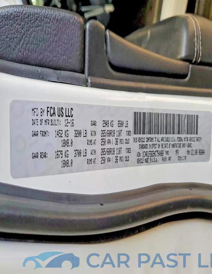 1C4RJFBG5HC754068# 13