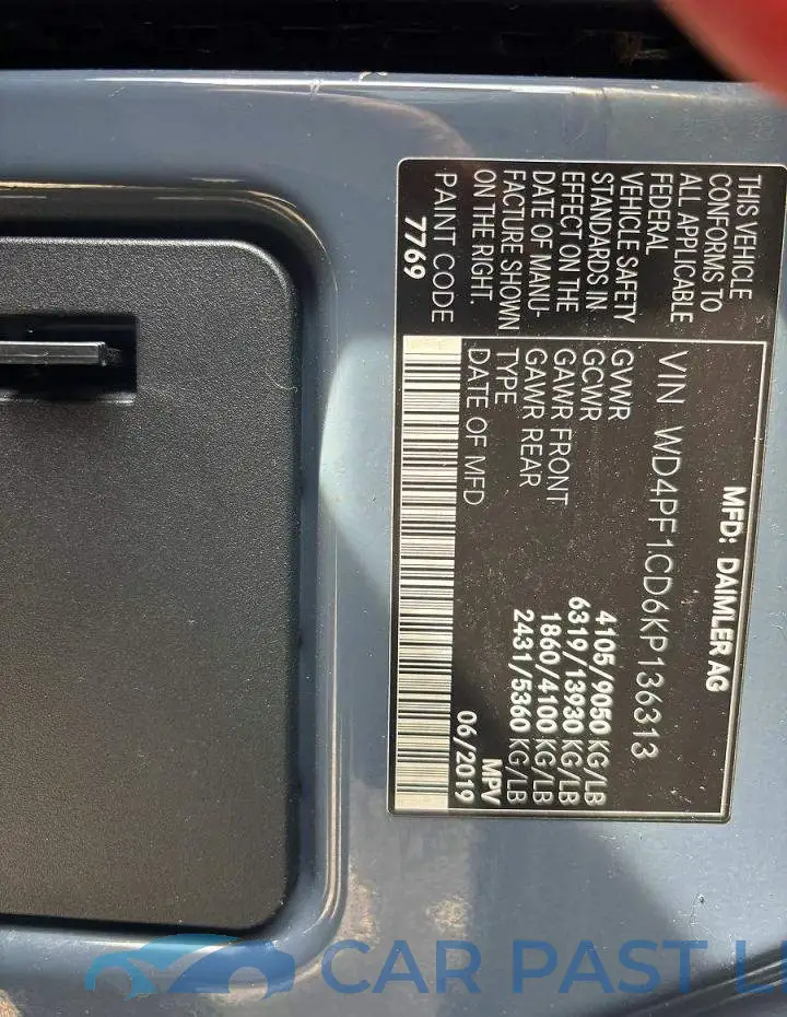 WD4PF1CD6KP136313# 10