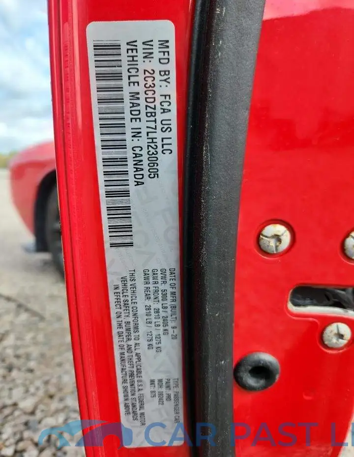 2C3CDZBT7LH230605# 13