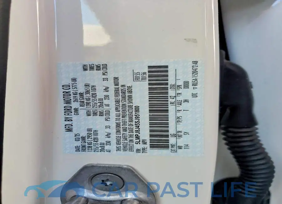 5LMPJ8J45SJ951800# 12