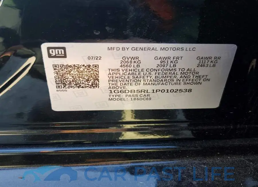 1G6DB5RL1P0102538# 13