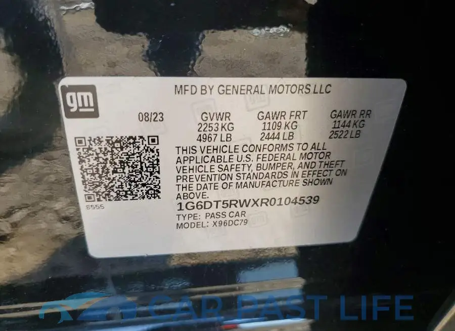 1G6DT5RWXR0104539# 12