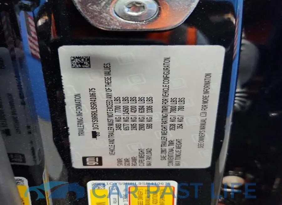 1GYS9RRL9SR410675# 13